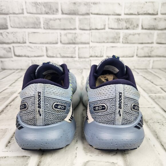 Brooks Glycerin GTS 20 Women's Sz 9 B Light Blue Athletic Running Train Sneakers - Picture 5 of 10